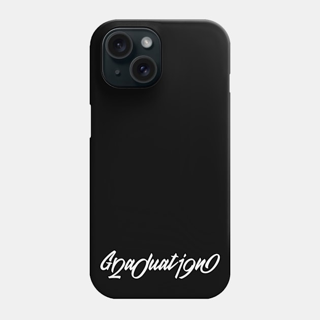 Graduation 2019 white Phone Case by emmjott