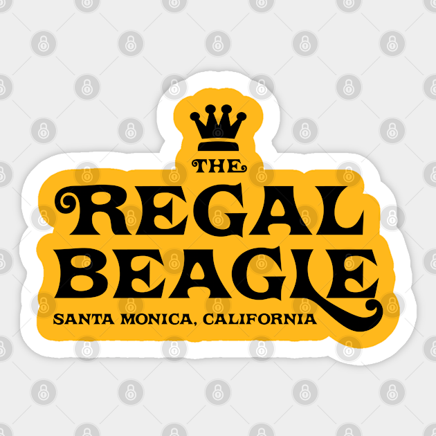 The Regal Beagle - Threes Company - Sticker