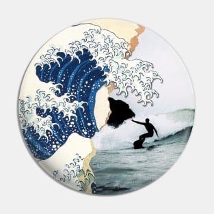 Surfin the wave Pin