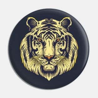 Tiger Illustration Pin