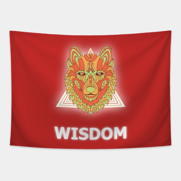 Spirit Wolf - Wisdom Tapestry by ShineYourLight