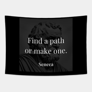 Seneca's Call to Forge Your Own Destiny Tapestry