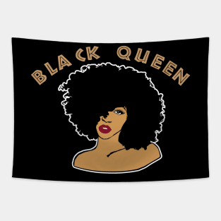 Black Queen, Black Woman, African American, Black Lives Matter, Black History Tapestry