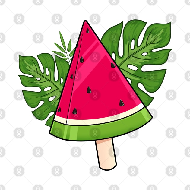 watermelon ice cream by Ahlam Artist