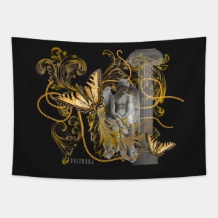 CUPID GREEK STATUE Tapestry