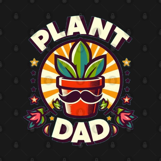 Green Thumb Guru: Men's Hilarious Plant Dad by CP6Design
