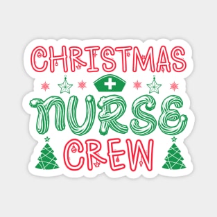 Christmas Nurse Crew Magnet