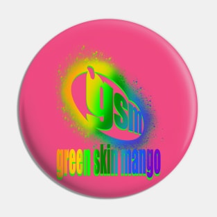 GreenSkinMango GSM PRIDE 2020 Graffiti Logo ‘92 Pin