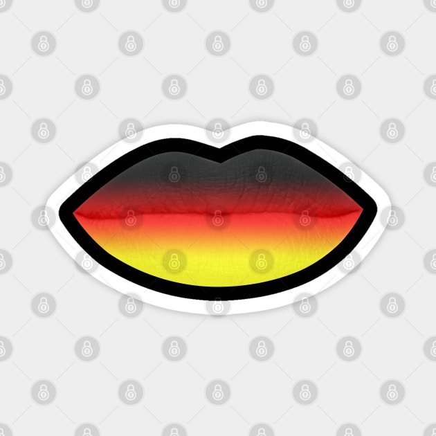 German mouth Magnet by rickylabellevie