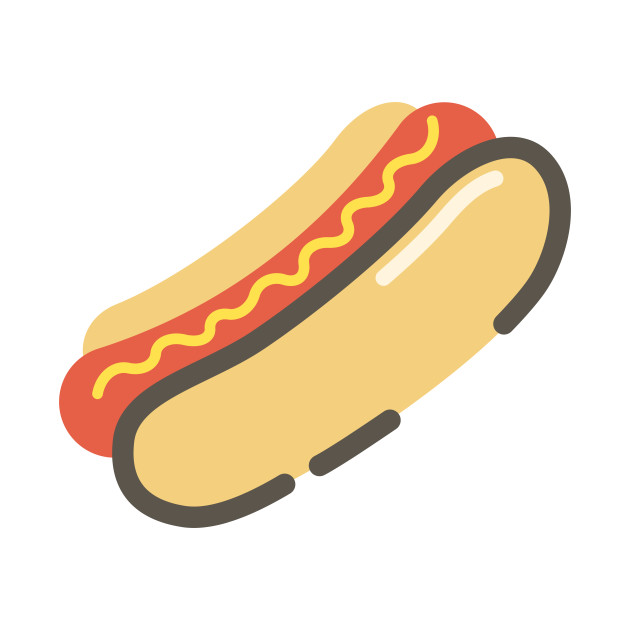 Hotdog Cartoon Hotdog T Shirt Teepublic