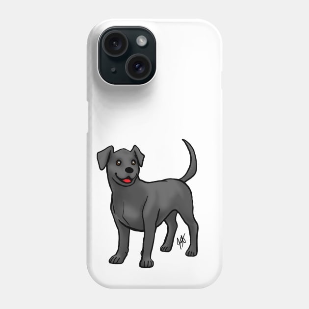 Dog - Labrador Retriever - Black Phone Case by Jen's Dogs Custom Gifts and Designs