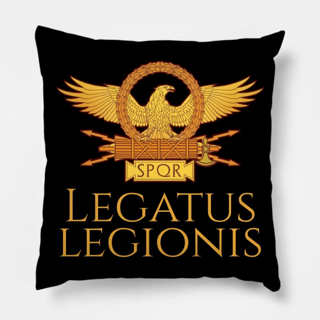 Legatus Legionis - Roman Legionary Officer SPQR Aquila Pillow by Styr Designs