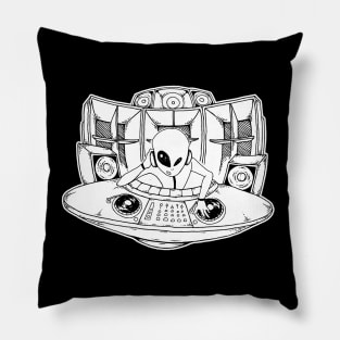 Alien Raver DJ Pillow