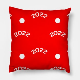 2022 background illustration. Christmas gift. Decorative design pattern, winter, new year Pillow