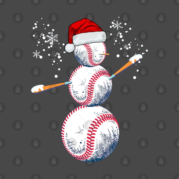 Christmas baseball by M.Y