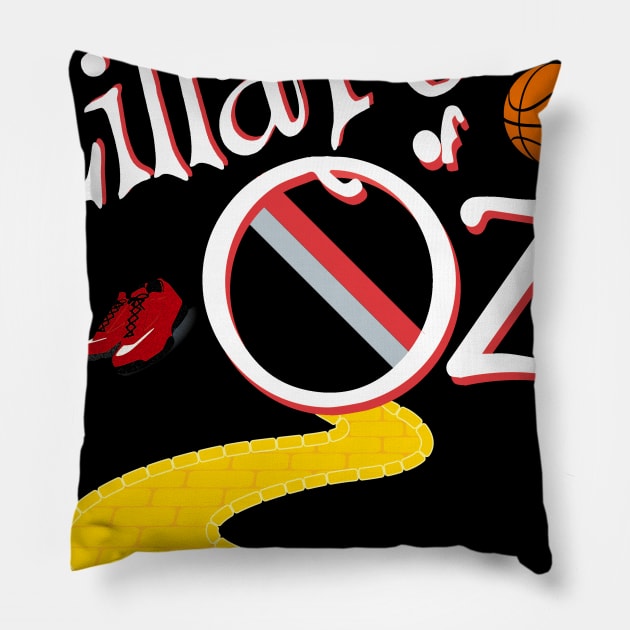 Damian LILLARD of Oz - Portland Trailblazers, Blazers, Dame, Ripcity, Basketball, Oregon Pillow by turfstarfootball