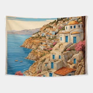 Agios Stefanos Vintage Tourism Travel Tapestry