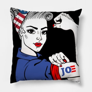 Womens Joe Biden Shirt Women Unbreakable Biden for President 2020 Pillow