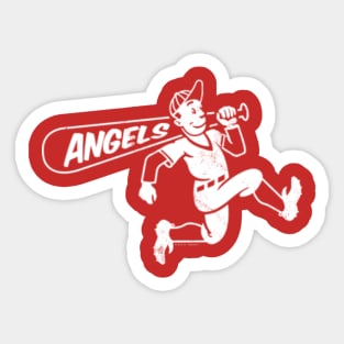  Los Sports Angeles Vintage California Baseball Angels Throwback  - Sticker Graphic - Waterbottles, Hydroflask, Laptops, Phones, Cars,  Lockers, Binders Decal Sticker : Sports & Outdoors