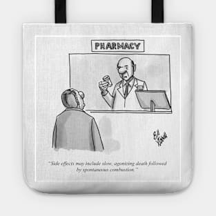 Classic Pharmaceutical Drug Cartoon Tote