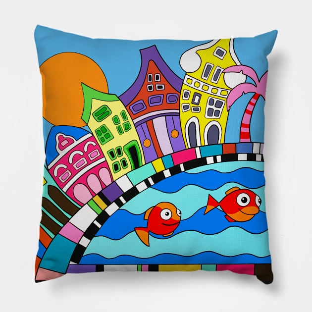 Dutch Caribbean Pillow by Griffioen