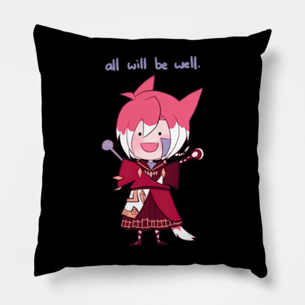 All Will Be Well G'waha Pillow by TaivalkonAriel