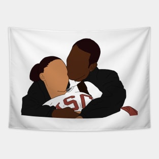 Love and Basketball Fan Art Sticker Tapestry