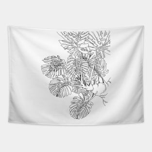 Monstera Tree Tapestry