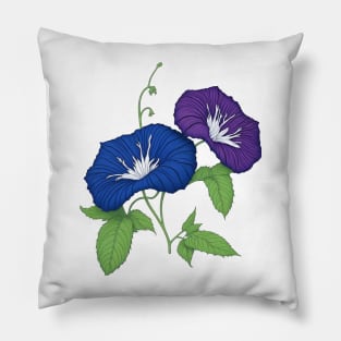 purple flowers Pillow