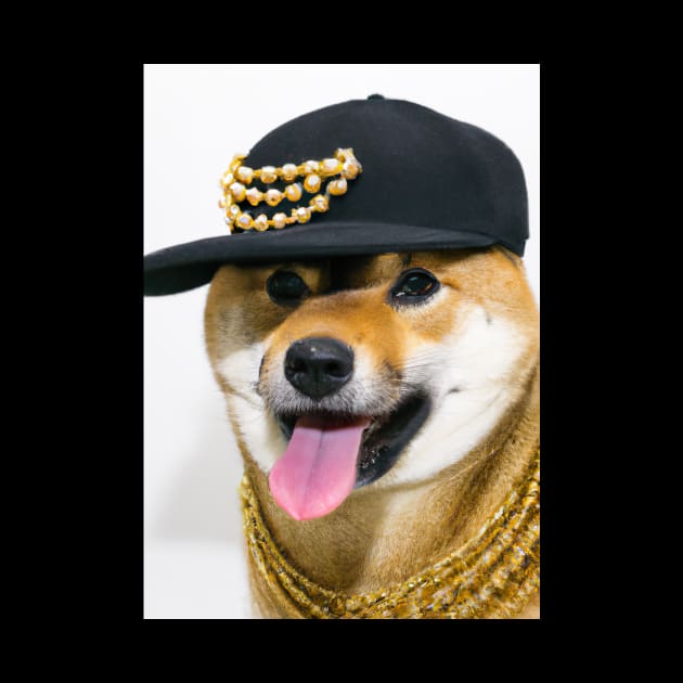 Cool Dog with Cap by maxcode