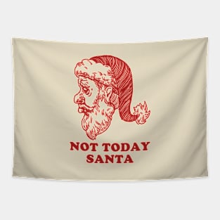 not today santa // sad santa Tapestry