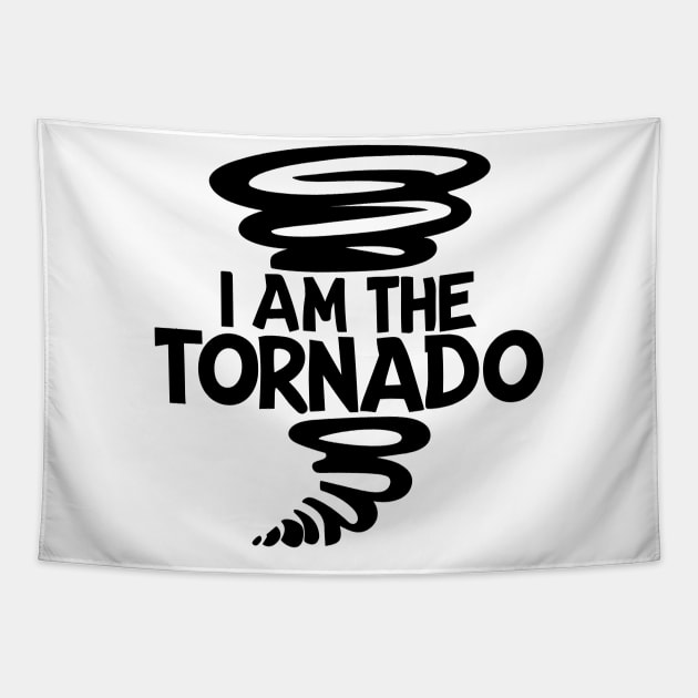 I Am The Tornado Tapestry by Francois Ringuette