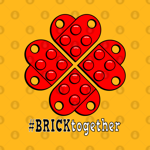 Brick Together Flower Power - Red by Brick_Together