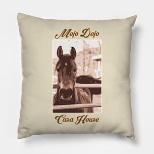 mojo dojo retro horse Pillow