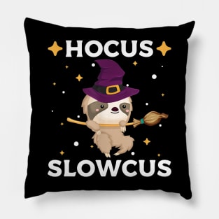 Hocus Slowcus Cute Halloween Sloth Custume Pillow