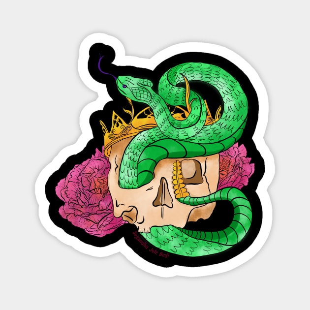 Snake Venom Magnet by Puchka_Art