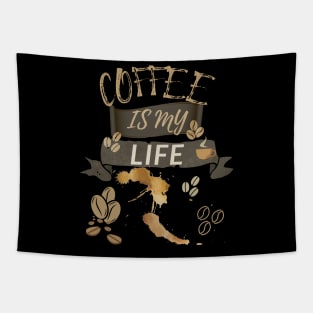 Coffee Is My Life Tapestry