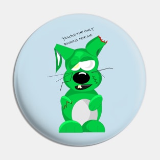 Zombie LuvBunny Pin