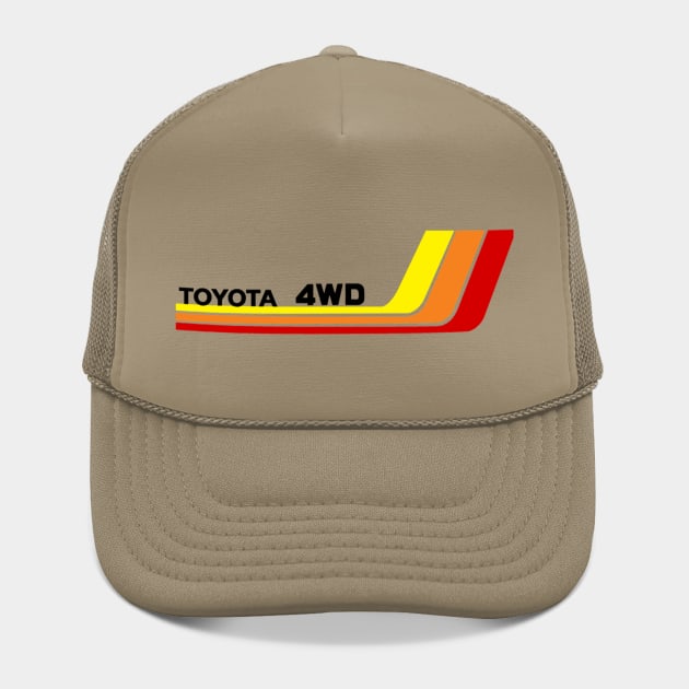 Vintage racing stripes toyota 4wd