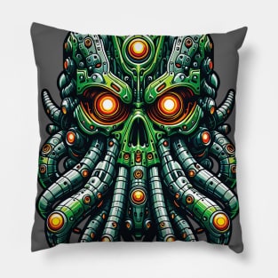 Biomech Cthulhu Overlord S01 D46 Pillow