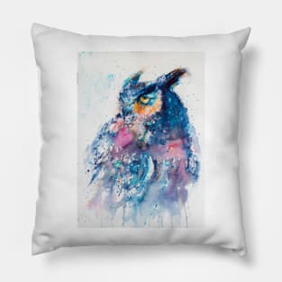 Great horned owl Pillow