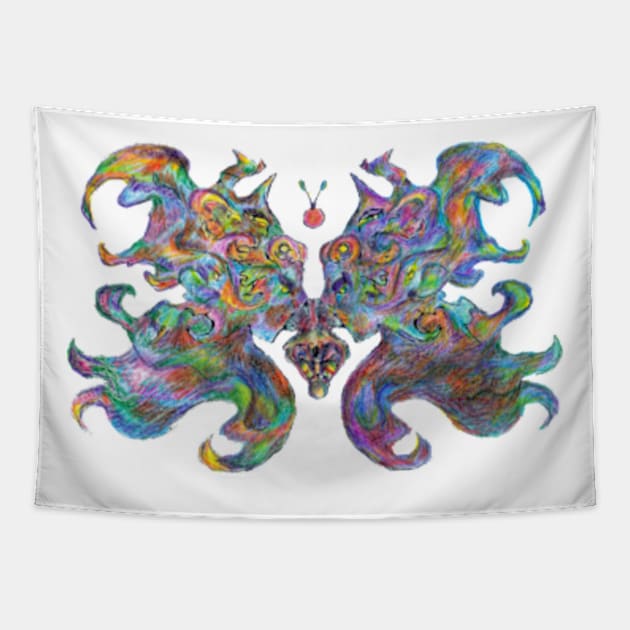 Tree butterfly Tapestry by sonigque