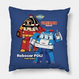 Poli & Fireman Pillow