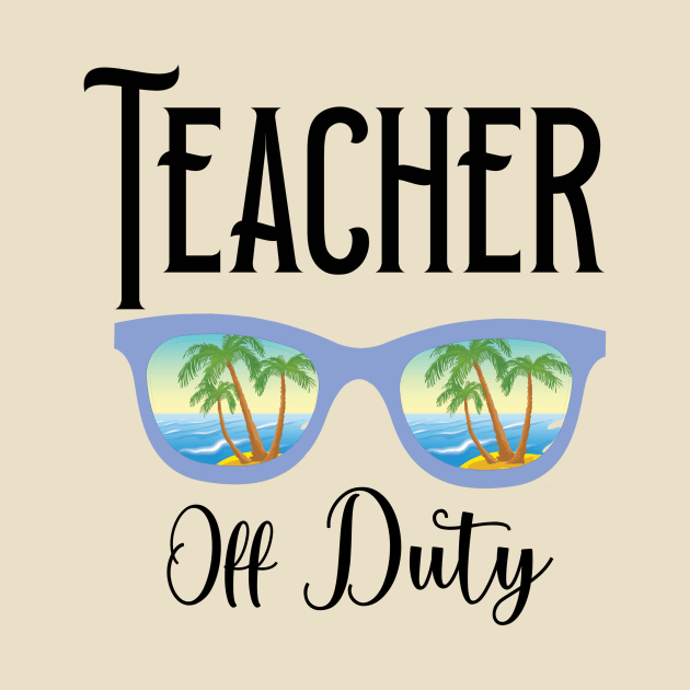 Teacher Off Duty Sunglasses Beach Sunset by Ras-man93