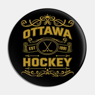 Vintage Ottawa Hockey Pin