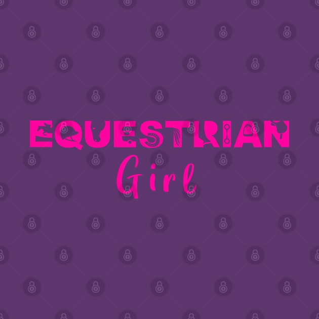 Equestrian Girl (Hot Pink) by illucalliart