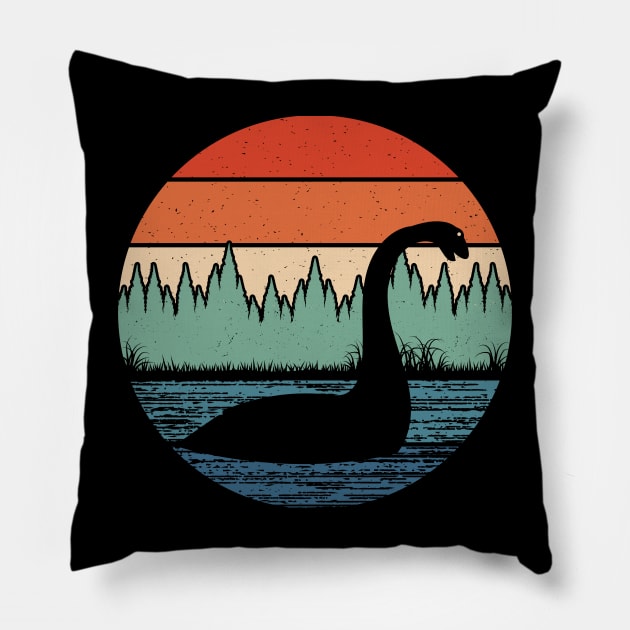 Loch Ness Monster Nessie Pillow by Tesszero