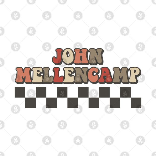 John Mellencamp Checkered Retro Groovy Style by Time Travel Style