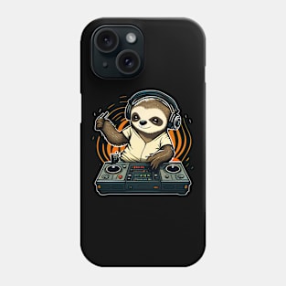 Sloth Dj Phone Case