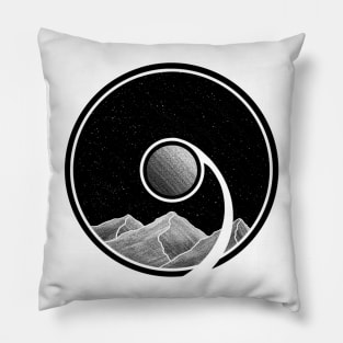 Universe in a circle Pillow